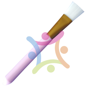 Brocha Facial Cuadrada Sintética