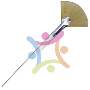 Brocha Facial Abanico Importada